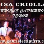 Cantente Lirico Tenor Garbriele Capurro