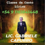 Cantente Lirico Tenor Garbriele Capurro